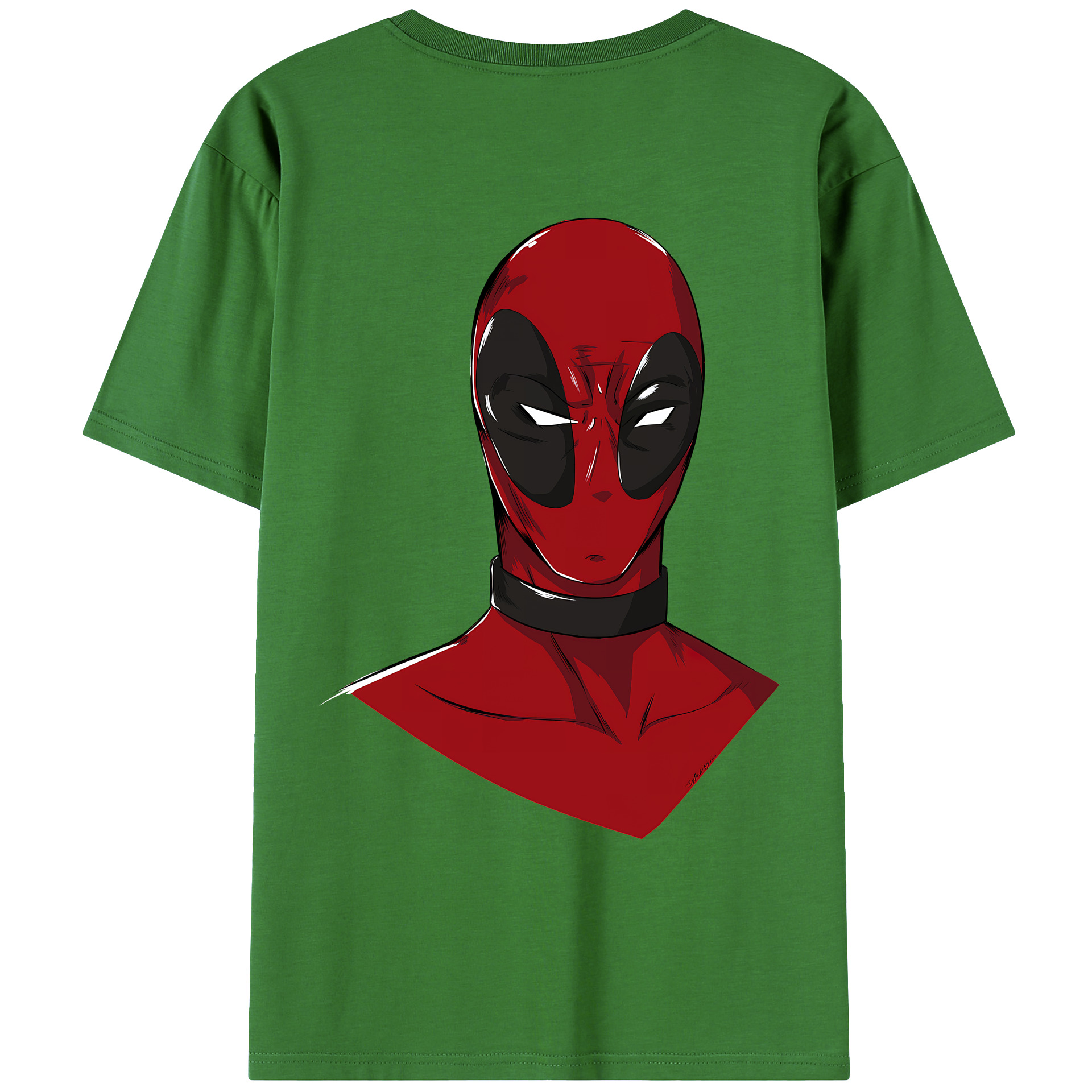 （画像用） Deadpool デッドプール レディース半袖Tシャツ(バックプリント)